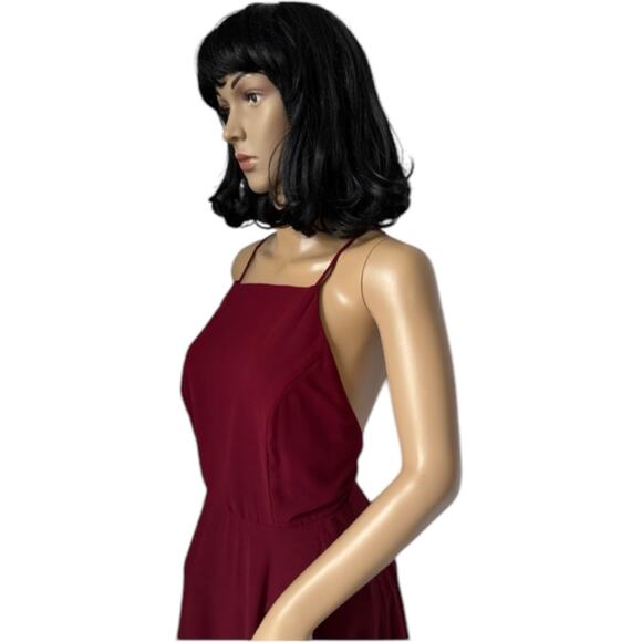 Lulus Mythical Kind of Love Wine Red Maxi Dress burgundy small - Picture 5 of 16